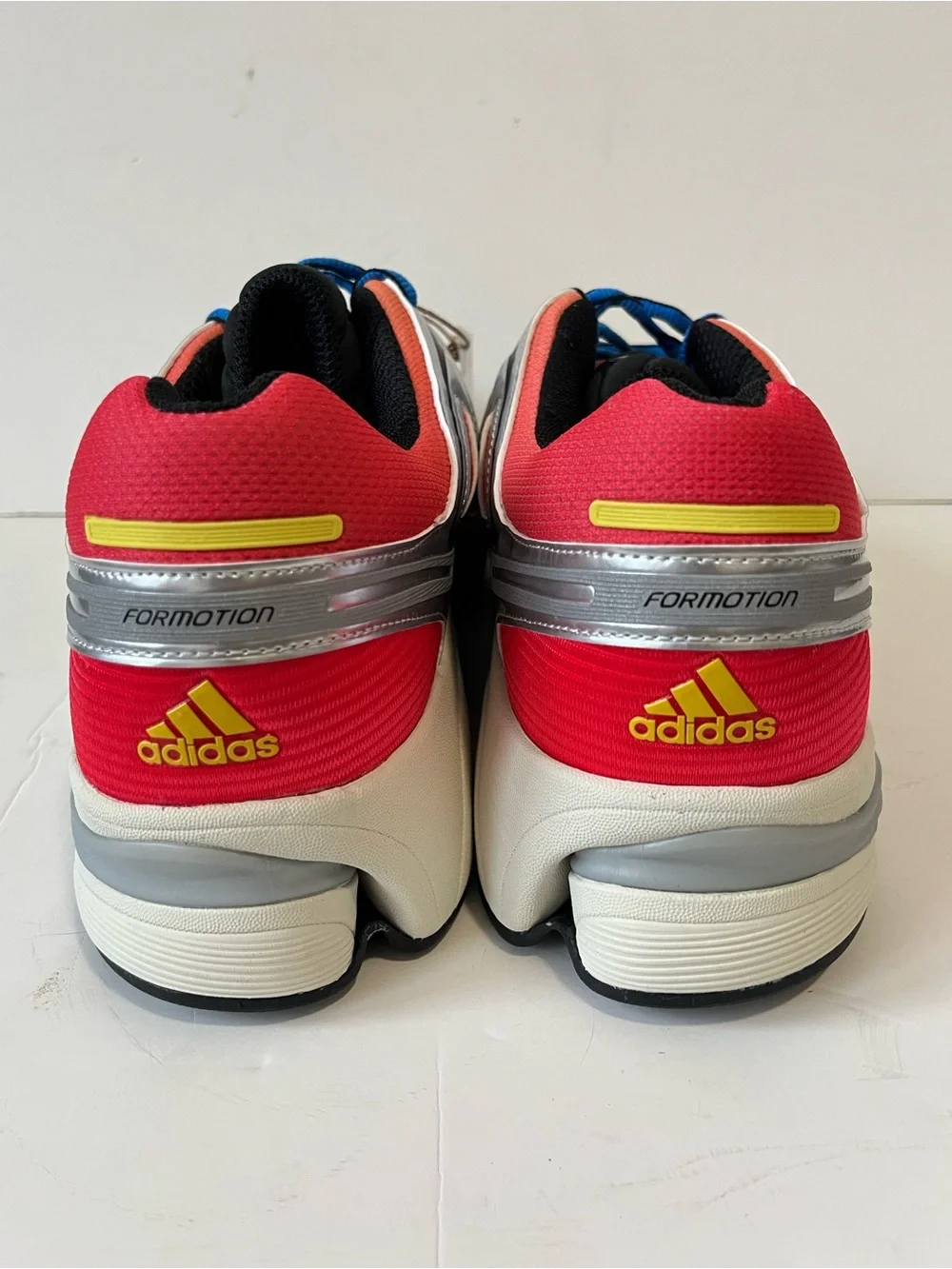 Adidas ADISTAR CONTROL 5 sneakers blue yellow silver running shoe men’s size 16